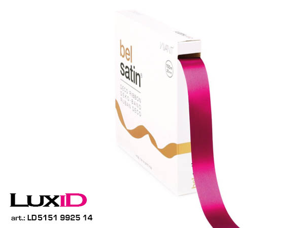 Bel satin 14 azalea 25mm x 100m